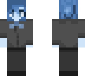 blue elf in suit