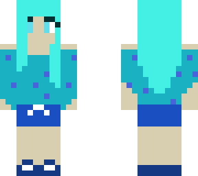 blue girl