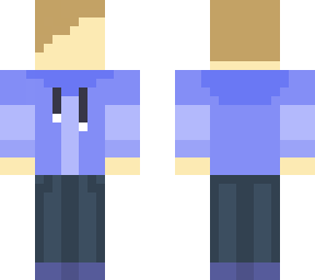 blue hoodie (view 1)