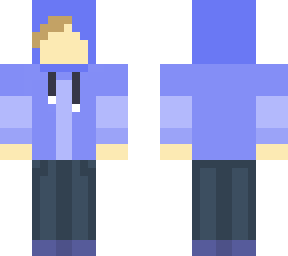 blue hoodie (view 2)