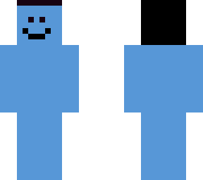 blue man