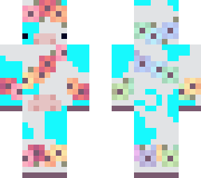 bright  aqua cow