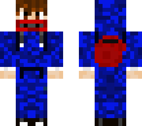 classic blue skin