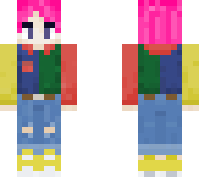 colorblock shirt skin 2