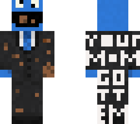 cookie monster with your mom gottem