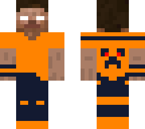 cool orange herobrine