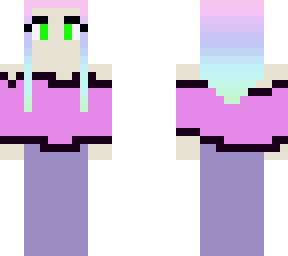 cute gradient girl