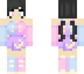 cute pastel moon girl