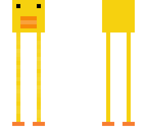 duck with reallyyyyy long legs