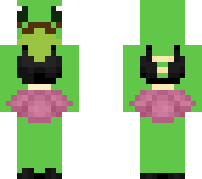 frog in cute dress