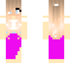 girl perpul and blue