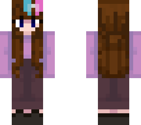 girl with trans bow