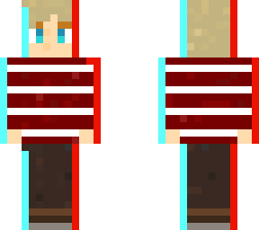 glitched sand blonde male