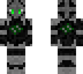 glowing armor green
