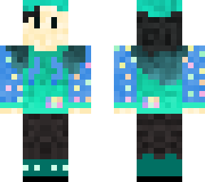 green and blue beret dude girl