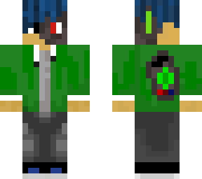 green hoodie exposed robot