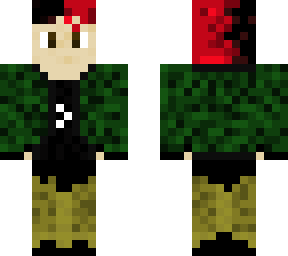 guy with redblack hair