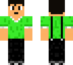 me in green shirt