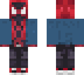 miles morales outer layer take off hoodie and shoes