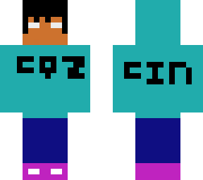 my cool dreaded minecraft skin version 2.25