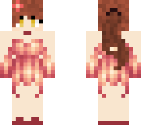 my mha oc, aria, in a dress