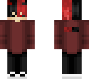 my redblack demon skin