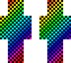 new rainbow checker board