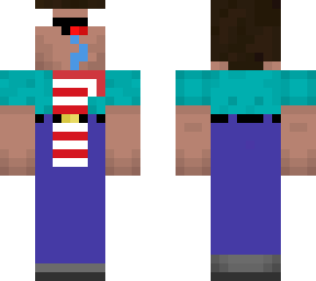 noob with candy cane shirt
