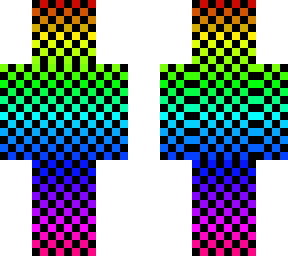 old rainbow checker board