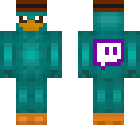 perry the platypus w/ twitch logo
