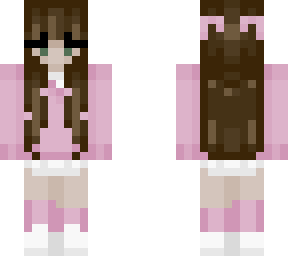 pink and white//girl