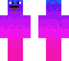 pink through purple/ blue color fade with fase