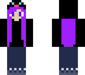 purple cat girl