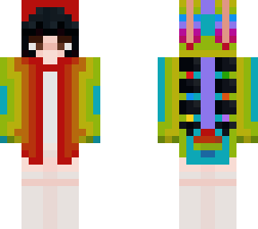 rainbow bunny skin