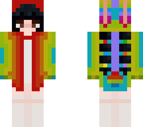 rainbow bunny skin