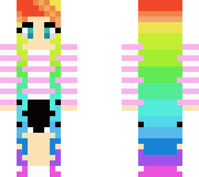 rainbow girl
