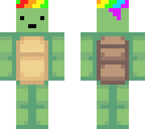 rainbow headband turtle