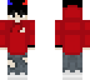 red and blue
