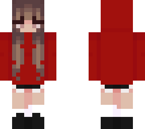 red hoodie