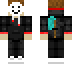 red hoodie white mask