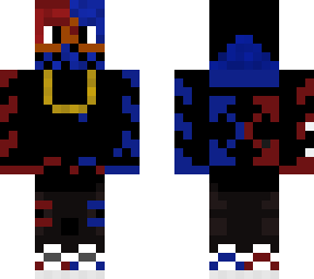 skin dark blue dragon look verson 3