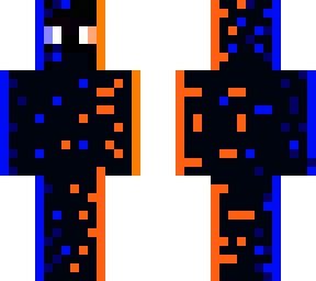 skin naranja/azul