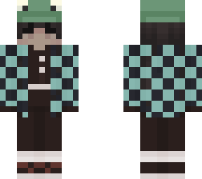 tanjiro with frog hat