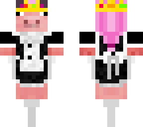 technoblade except hes a maid