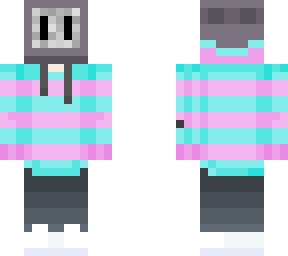 tv dude but with static