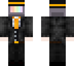 tv head in a suit