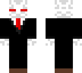 white enderman in suit