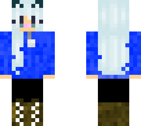 winter cat girl