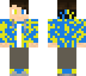 yellow and blue boy