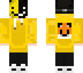 yellow dream with half mask